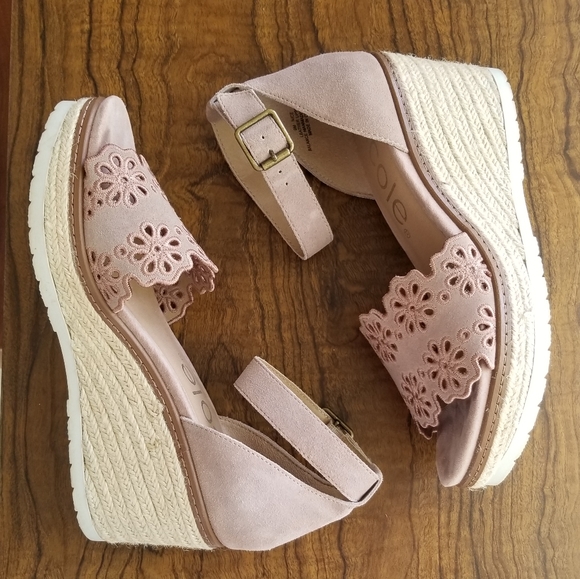Nicole nice espadrille wedge sandal Clearance